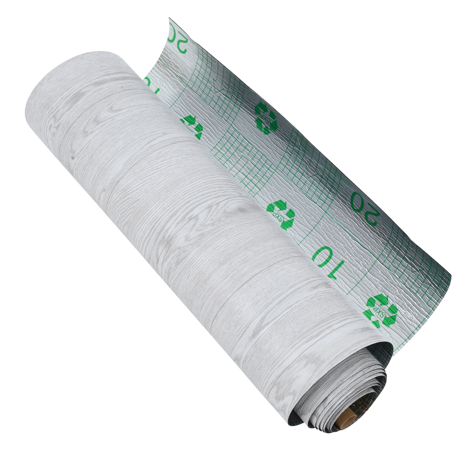 1 rolo de adesivo de chão autoadesivo de pvc, à prova d'água, resistente ao desgaste, adesivo decorativo de grão de madeira para piso