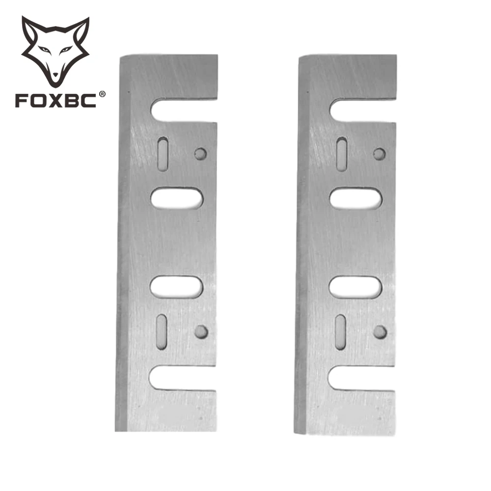 FOXBC 110mm Lama per pialla HSS 110mm x 29mm x 3mm per interskol R-110/p110-01 Utensile per coltello pialla 4 pezzi