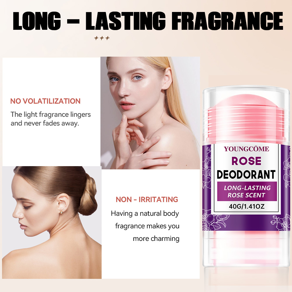 Whole Body Anti Sweat Deodorant Roller Ball Balm Refreshing Fragrance Underarm Armpit Body Remove Odor Antiperspirant Balm