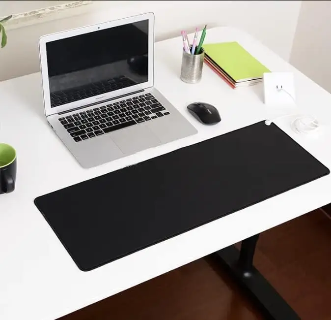 MAXSHARER Grounding Rubber Leather mat Earthing sleep mat computer mouse pad Grounding foot mat desk mat for Better sleep health