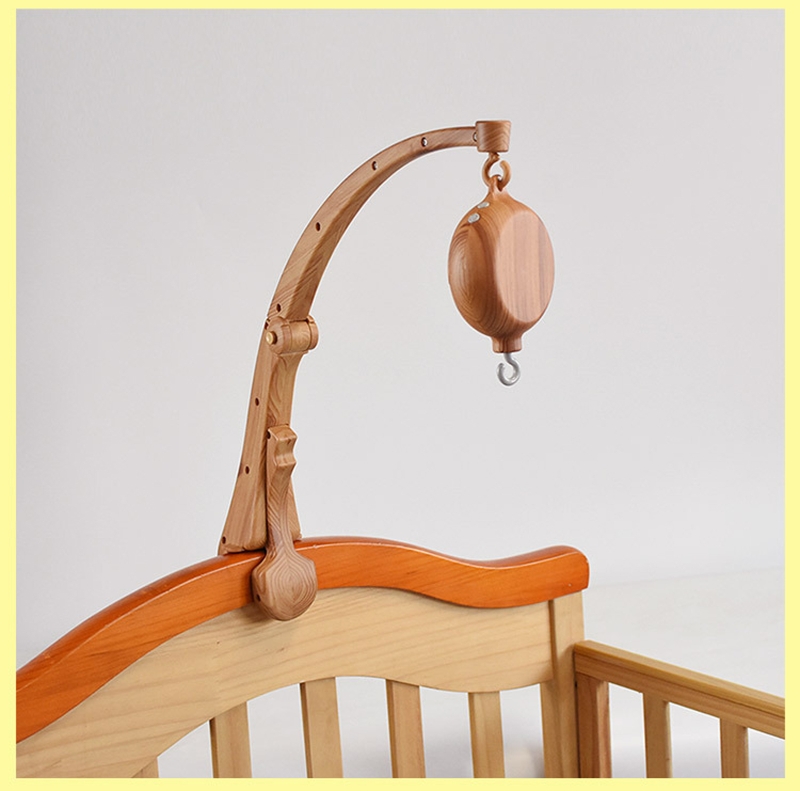 Bebê infantil cama decoração pendurado brinquedo cama bebê berço móvel pendurado braço suporte
