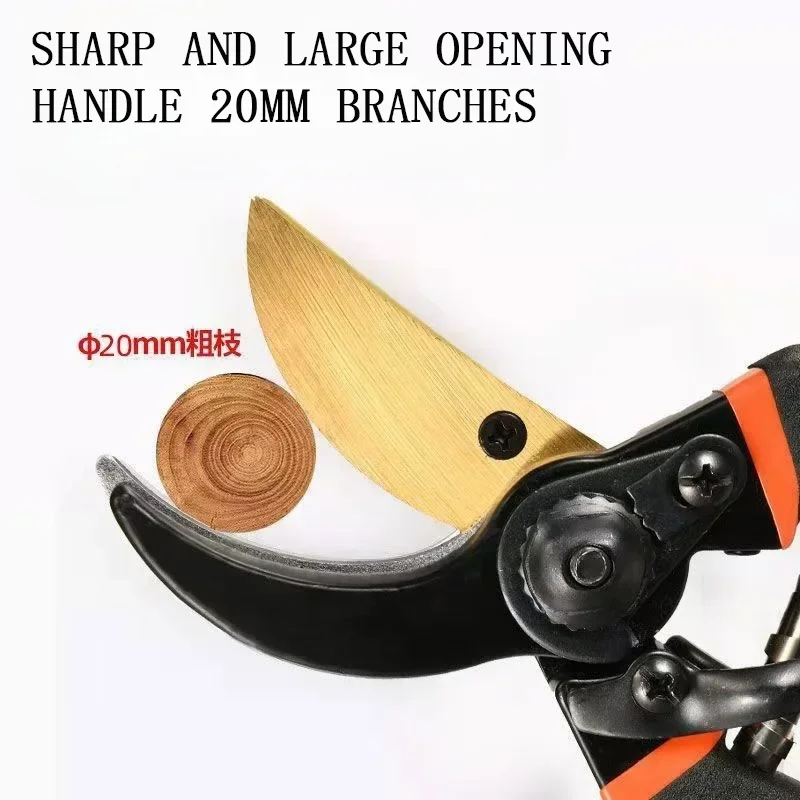 1pc Multifunctional Pruning Shear Garden Tools Heavy Duty Ultra Sharp Hand Pruners, Professional Garden Scissors