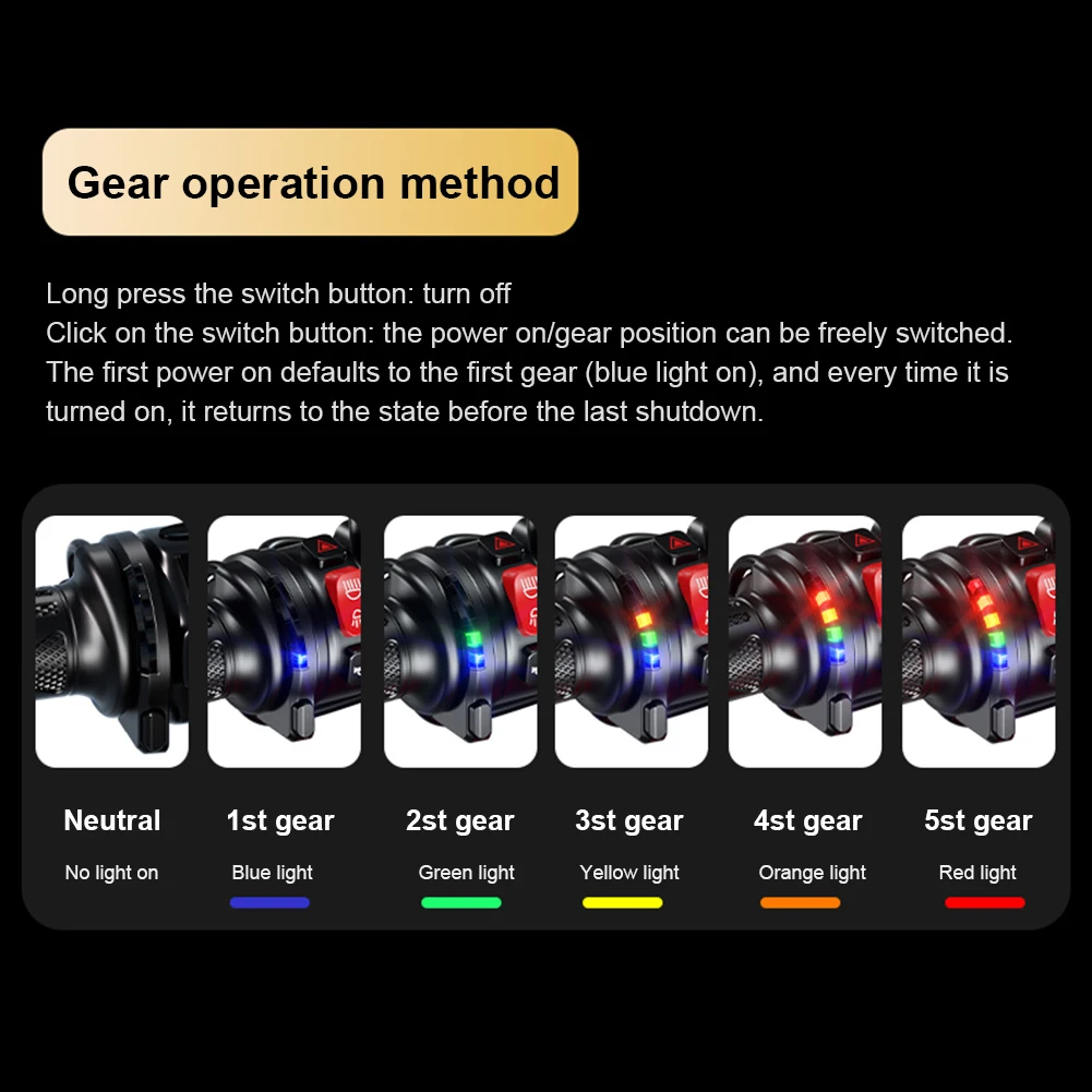 Motorrad Hot Grip Motorrad ATV Roller elektrisch beheizte Griffe 22mm 7/8 "Lenker Hand wärmer 5-Gang einstellbare Temperatur