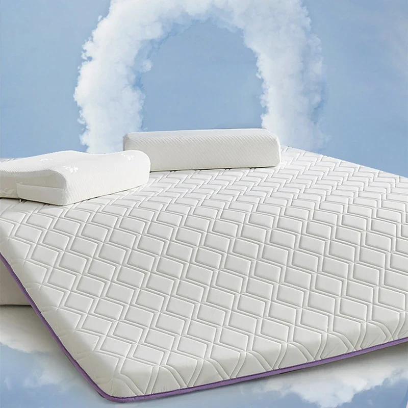 Non-slip Foldable Mattress with Natural Latex Tatami Mat Sleeping on The Floor for Double Single Bed King Queen Size Furniture