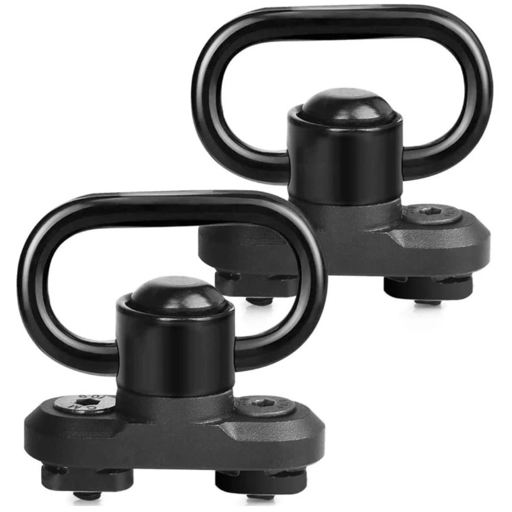 Tactical QD M-LOK Sling Swivel Adapter Rail Mount SLING Buckle Metal Strap Loop Strap Rail Mount Steel Push Button