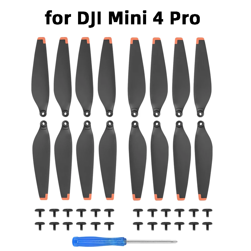 4 pares de repuesto de hélice para DJI MINI 4 PRO 6030F, accesorios de hoja, ventiladores de ala ligeros, accesorios de repuesto para drones
