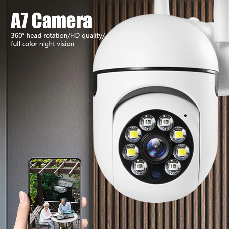 2MP Drahtlose Sicherheitsüberwachung PTZ Kamera Wifi IP Outdoor 5X Zoom Kameras AI Human Tracking Zwei-wege Audio HD Nacht Farbe Cam