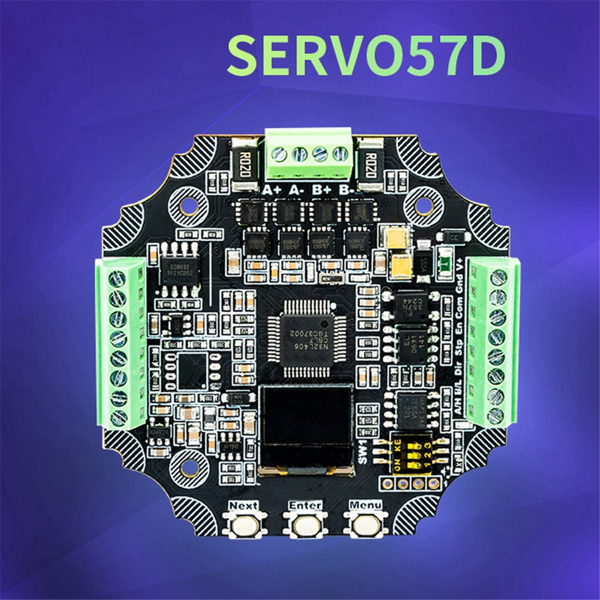 BABQ MKS SERVO57D สามารถ MB PCBA NEMA23 ปิด Loop Stepper Motor Driver CNC 3D เครื่องพิมพ์สําหรับ Gen L FOC เงียบและมีประสิทธิภาพ