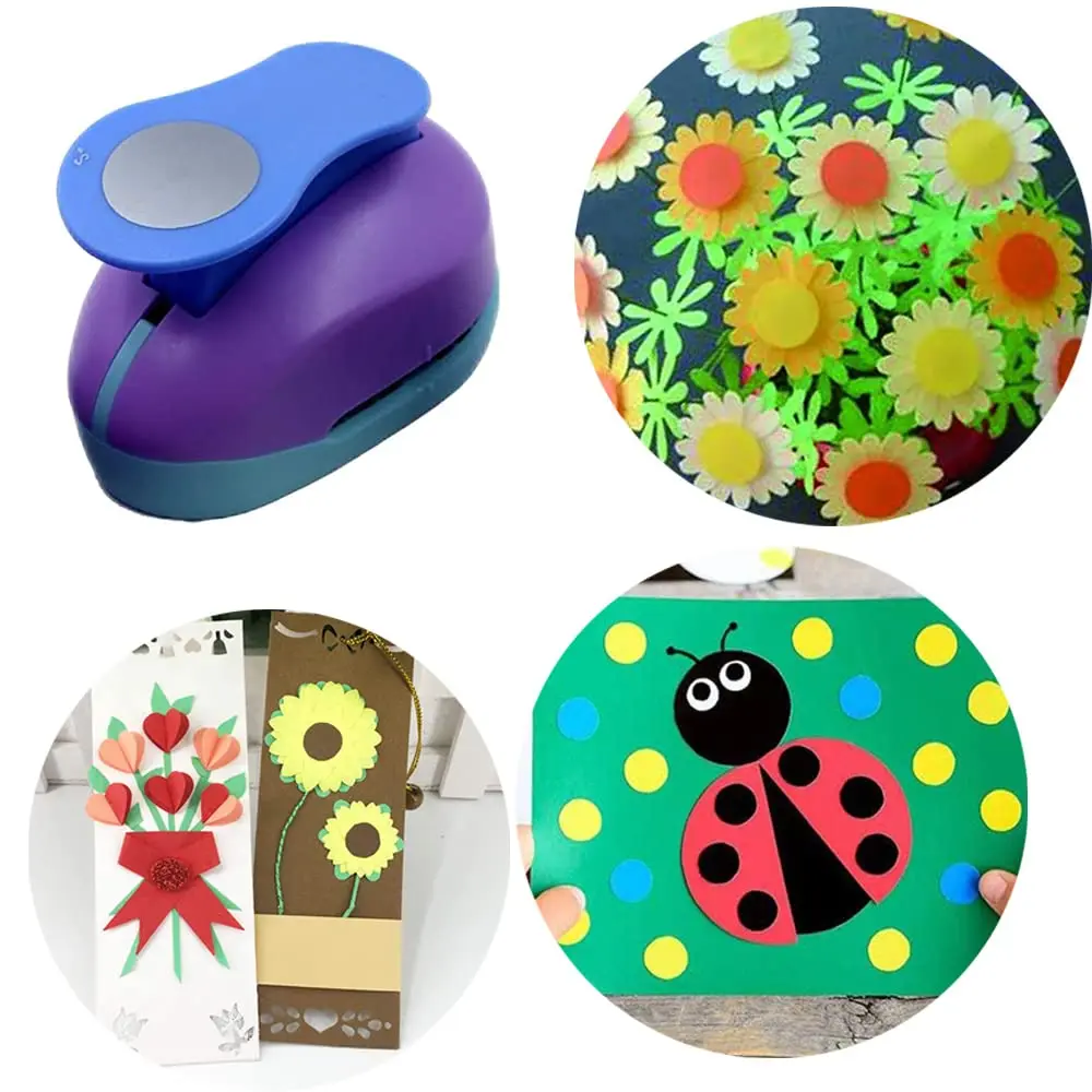 8/16/25/38/50mm Random Color Round Hole Punch DIY Embossing Hole Punch Scrapbooking Machine Paper Cutting Hole Punch