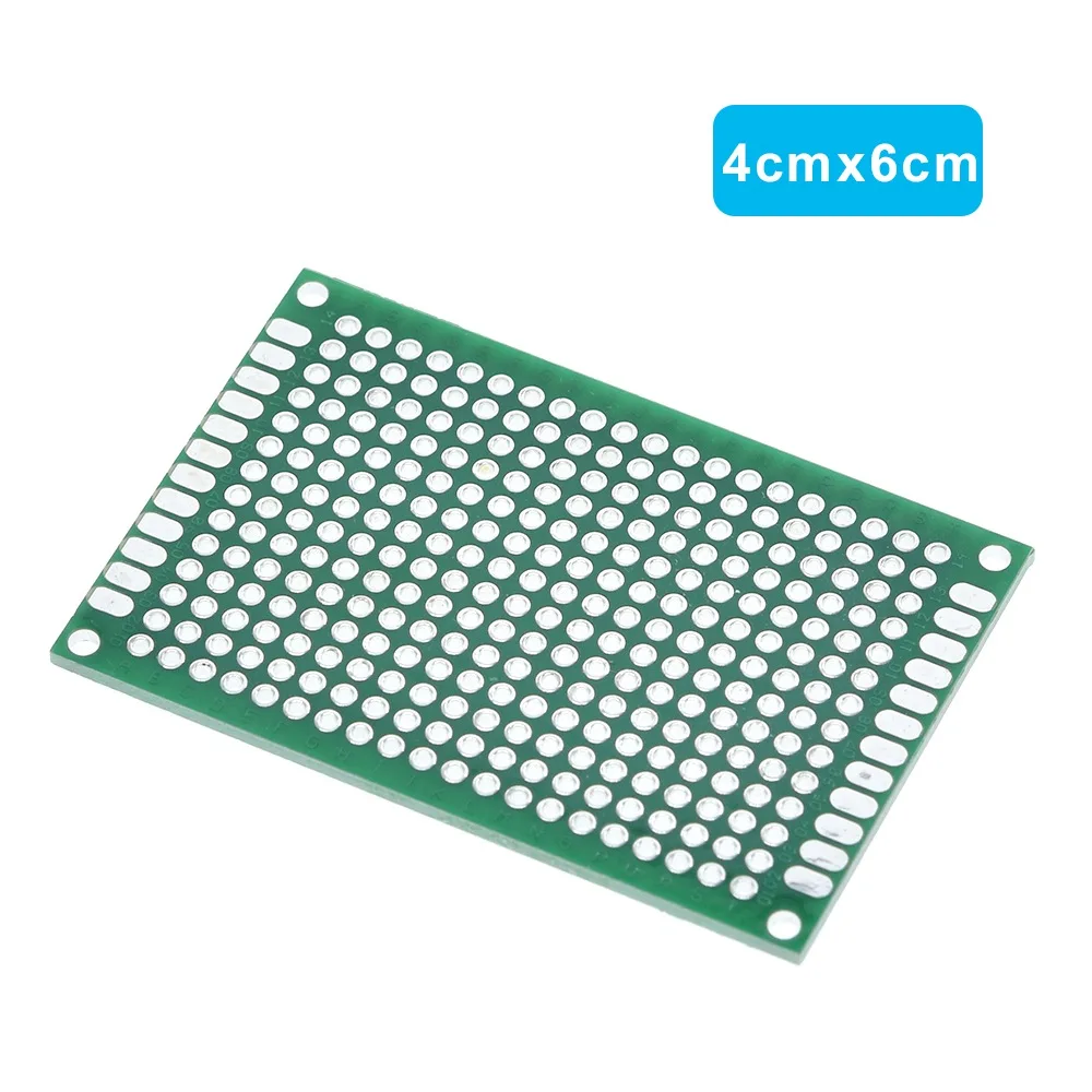 TZT 4pcs 5x7 4x6 3x7 2x8cm double Side Copper prototype Universal Board Fiberglass board for Arduino