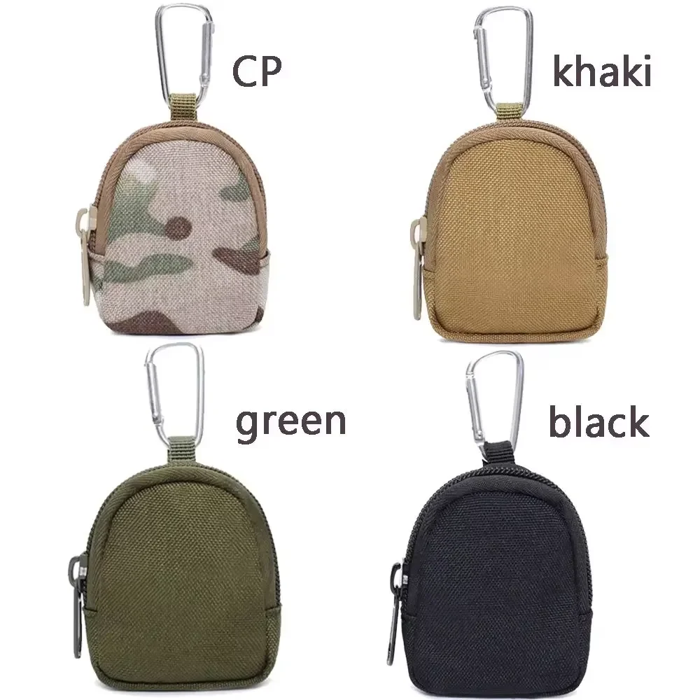 Bolsa táctica EDC, billetera para llaves, monederos para hombre, bolsa, llavero, bolsillo con cremallera, bolsa para llaves al aire libre