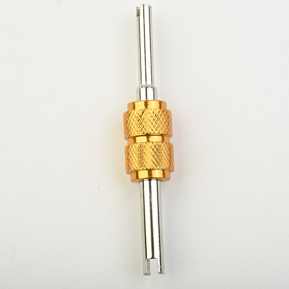 9 個 R134a 自動車空調バルブコア + 1 個リムーバーツール A/C システムモール/ビッグ空調バルブコアツール