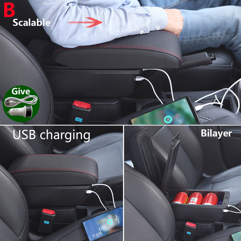 オペルコルサ D アームレストボックスオペルコルサ車のアームレスト背もたれインテリア部品収納ボックス改造部品カーアクセサリー