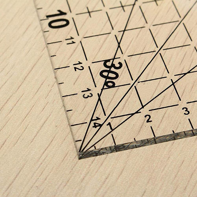 30*15 cm Patchwork Lineal Quilt werkzeuge hochwertiges Acryl material transparente Lineal Skala Schul bedarf