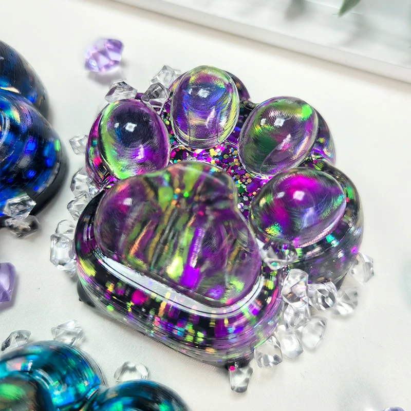 Knijp Kat Poot Speelgoed Leuke Zachte Afreageren Relief Relax Speelgoed Kleverige Decomprimeren Knijpen Kat Poot Stress Squishy Speelgoed Gift