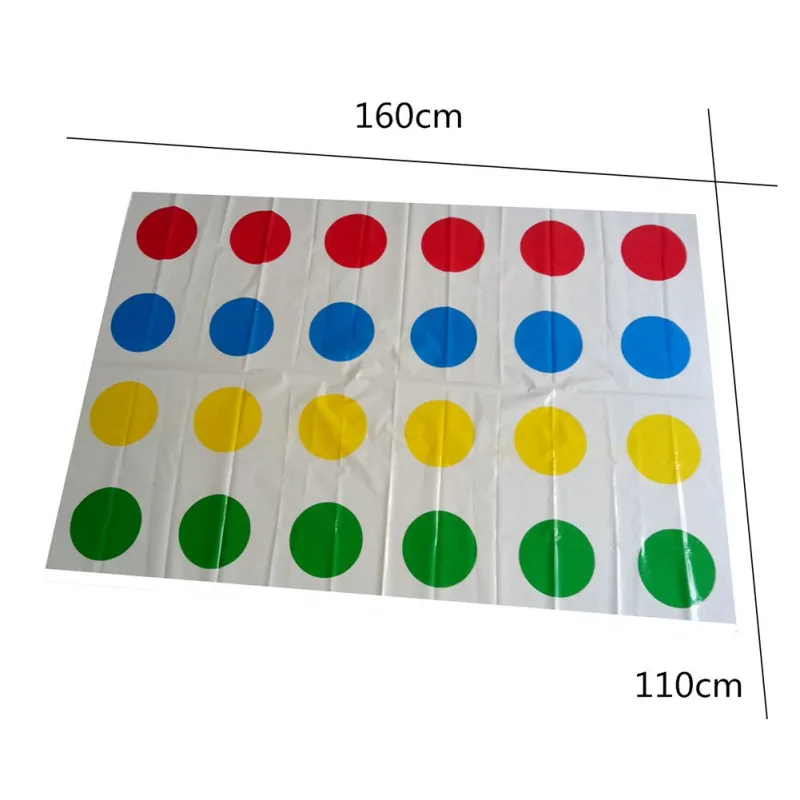 Juego de mesa divertido para niños, alfombrilla giratoria para mover el cuerpo familiar, juegos de mesa divertidos para fiestas, juego familiar