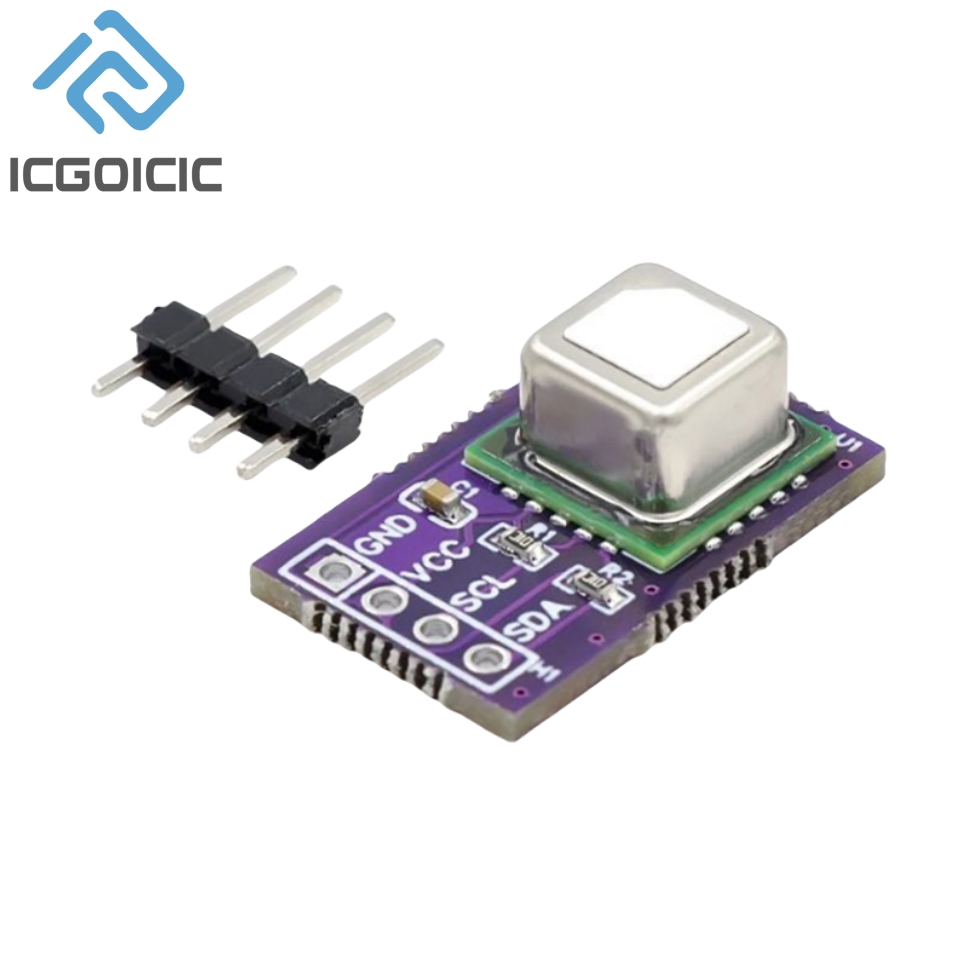 O módulo sensor de gás SCD40 SCD41 detecta temperatura e umidade do dióxido de carbono CO2 em um sensor de comunicação I2C