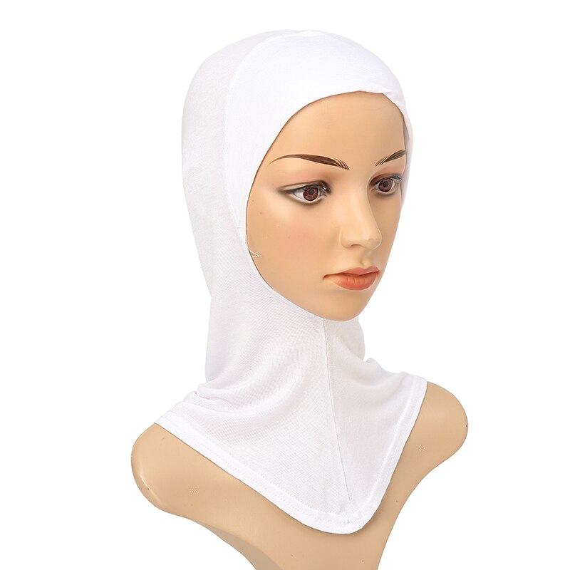 Muçulmano cobertura completa undercap feminino camisa de algodão hijab elástico gorro simples underscarf moda interior bandana turbante