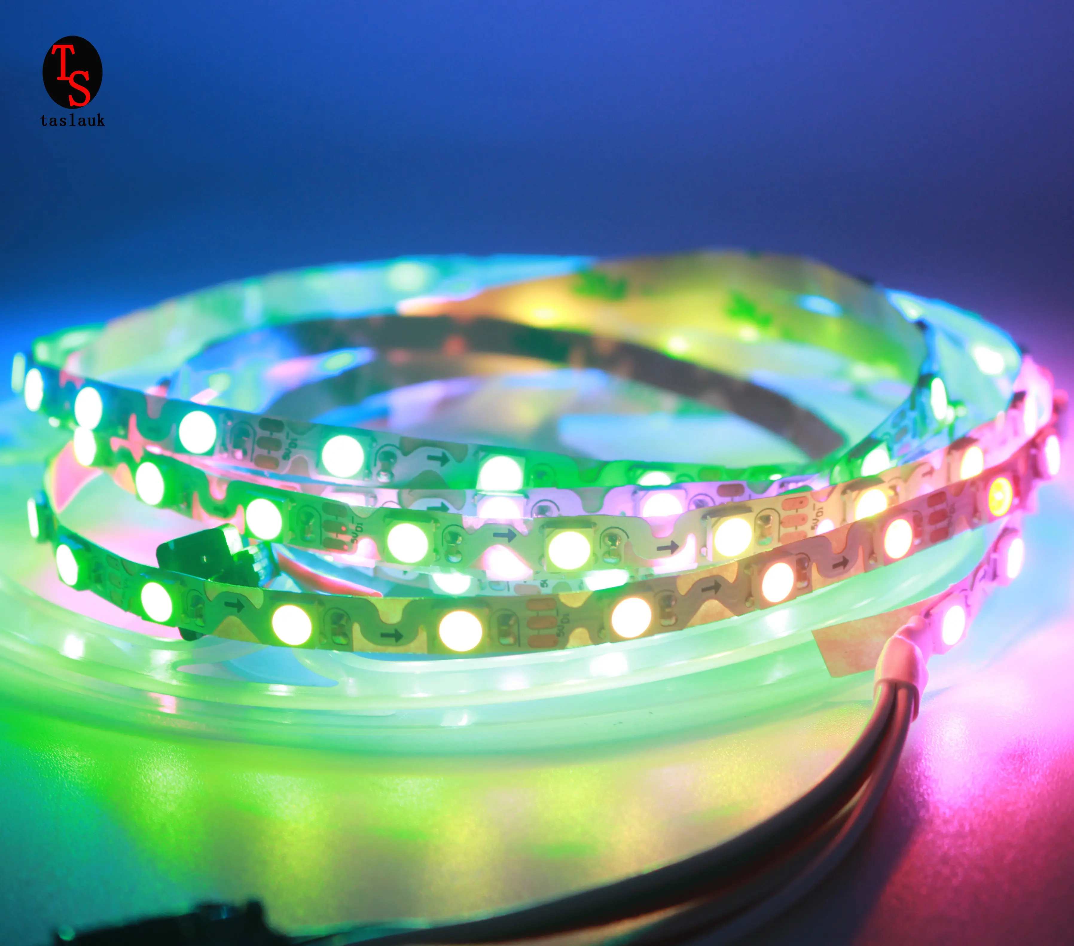 1/2/3/4/5M bendable S shape type Addressable WS2812B  5mm 8mm PCB ws2812  RGB LED pixel strip 60leds 60pixels/m 5V full color