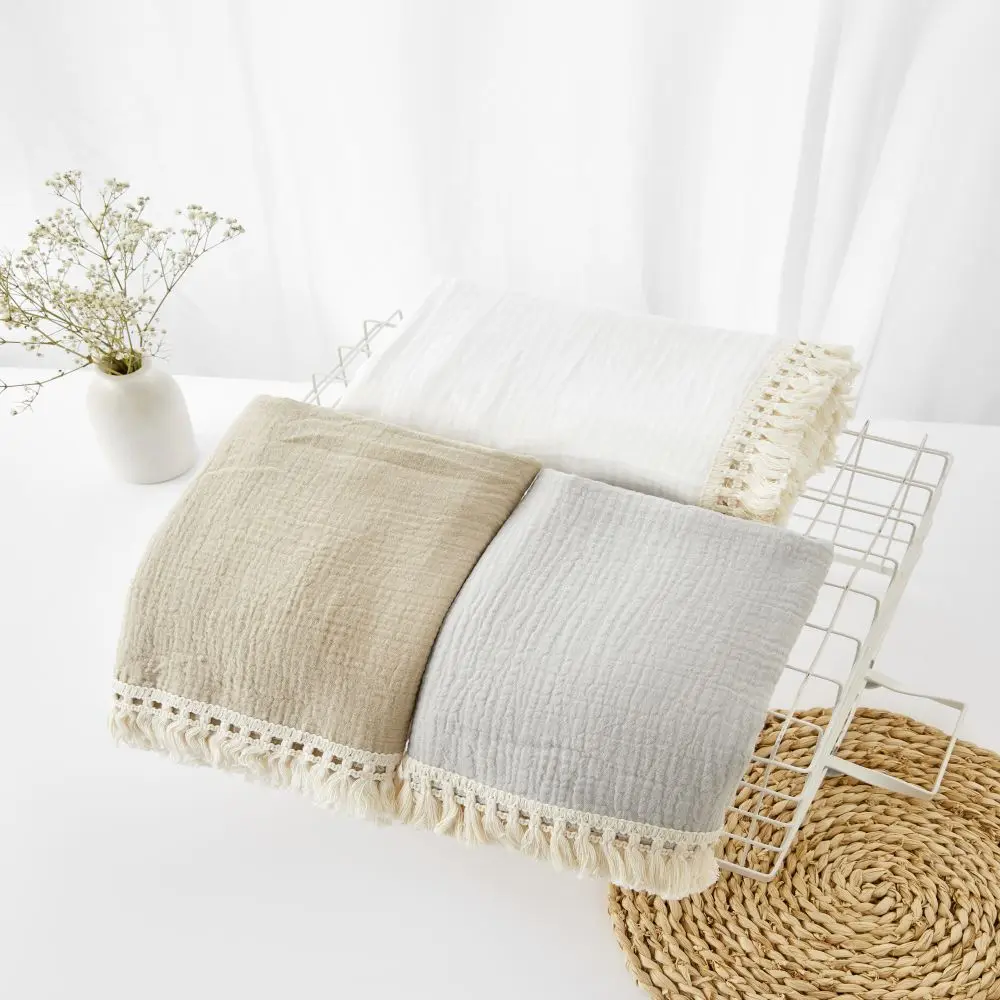 신생아 아기 술을위한 코튼 모슬린 Swaddle 담요 담요를받는 새로 태어난 Swaddle Wrap 유아 잠자는 이불 침대 커버
