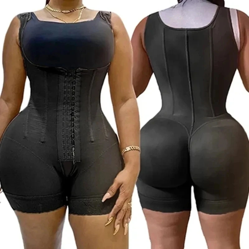 Fajas Colombianas 수술 후 셰이퍼 바인더 허리 트레이너 엉덩이 기중 장치 Shapewear 여성 전신 셰이퍼 Bbl 압축 거들