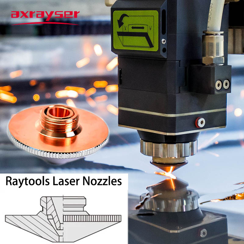 Tất Cả Các Loại Laser Đầu Phun Sợi Cắt Đôi/Đơn Dia.28/D32mm Cho Raytools Precitec WSX Thi HSG Bodor HANS bystronic Đầu
