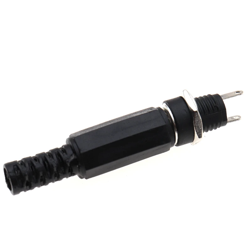 10 Uds 5 pares de Pin conector de alimentación CC 2,1x5,5mm conector hembra + adaptador de enchufe macho DC-022B