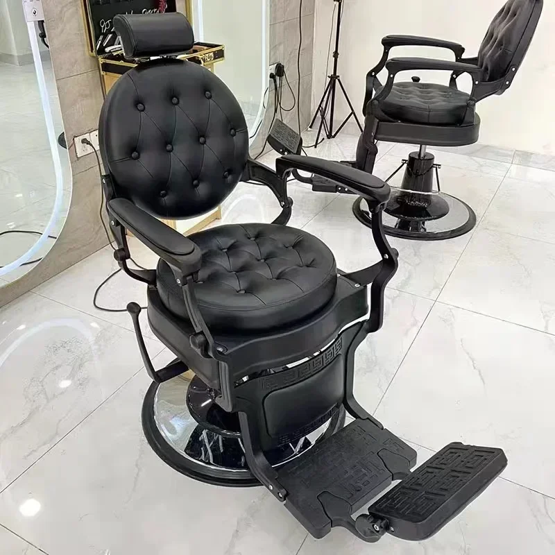 Poltrona da barbiere Sedie da salone per parrucchiere Parrucchiere Speciale Gao Rui Taglio di capelli Put Down Rasatura Poltrona da parrucchiere per salone di bellezza.