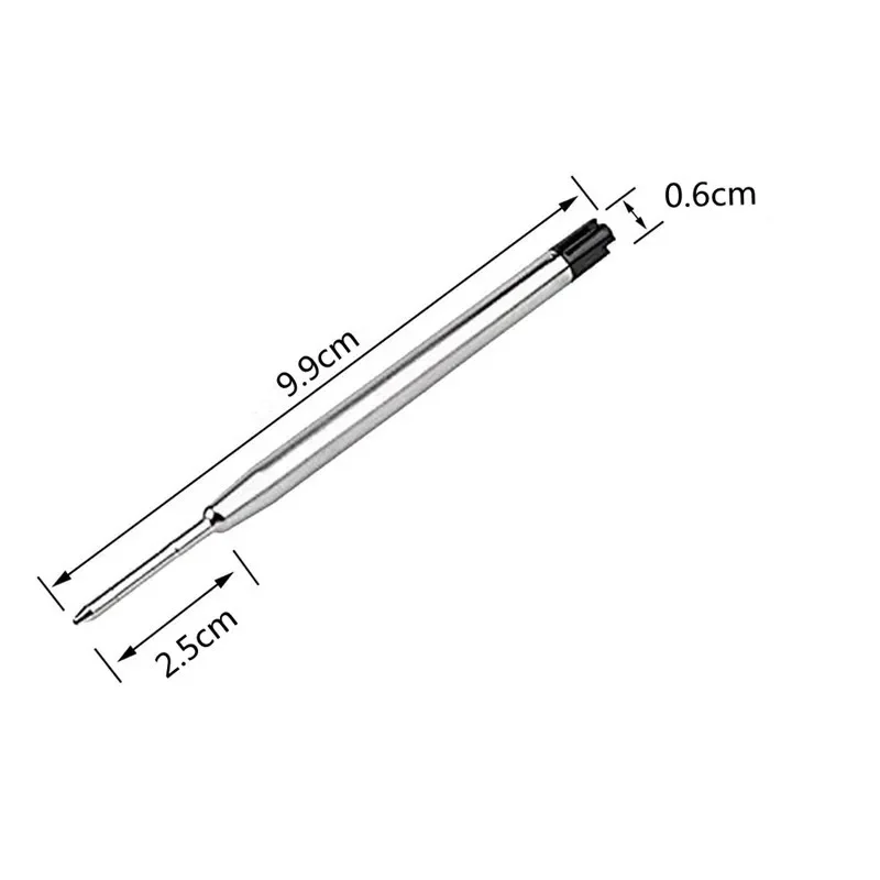 10/20 Chiếc Bút Đổ Kim Loại Khác Nhau Bút Bi Nạp Lại Văn Phòng Học Văn Phòng Phẩm Quà Tặng Bút Lựa Chọn Xanh Đen Nạp Lại bút Bán