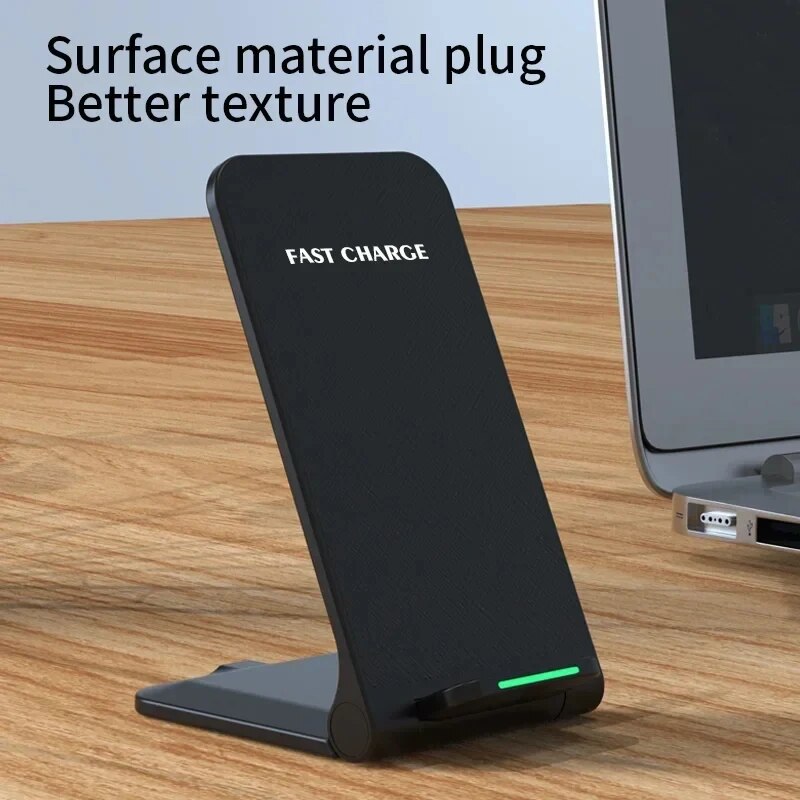 2024 Wireless Charger Station For iPhone 16 15 14 13 12 Pro Max 11 Phone Stand Fast Charging Charger for Samsung Xiaomi Foldable