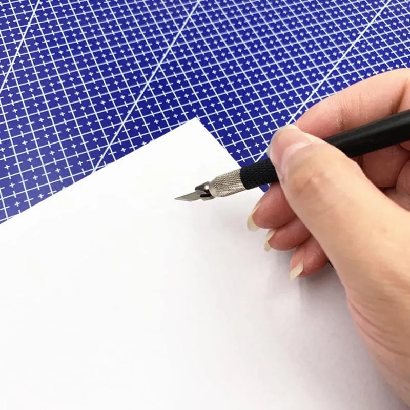 Tapete de corte artesanal de doble cara A3, A4, A5, tabla de cortar, almohadilla de costura, herramientas de tallado de artista, Artesanías hechas a mano, accesorios DIY, 6 colores, novedad de 2023