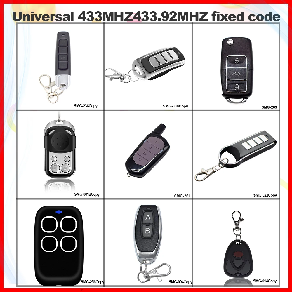 Control remoto DITEC GOL4C 100% compatible. Copia universal de alta calidad 433.92 mhz Código fijo Abrepuertas de garaje Transmisor de mano