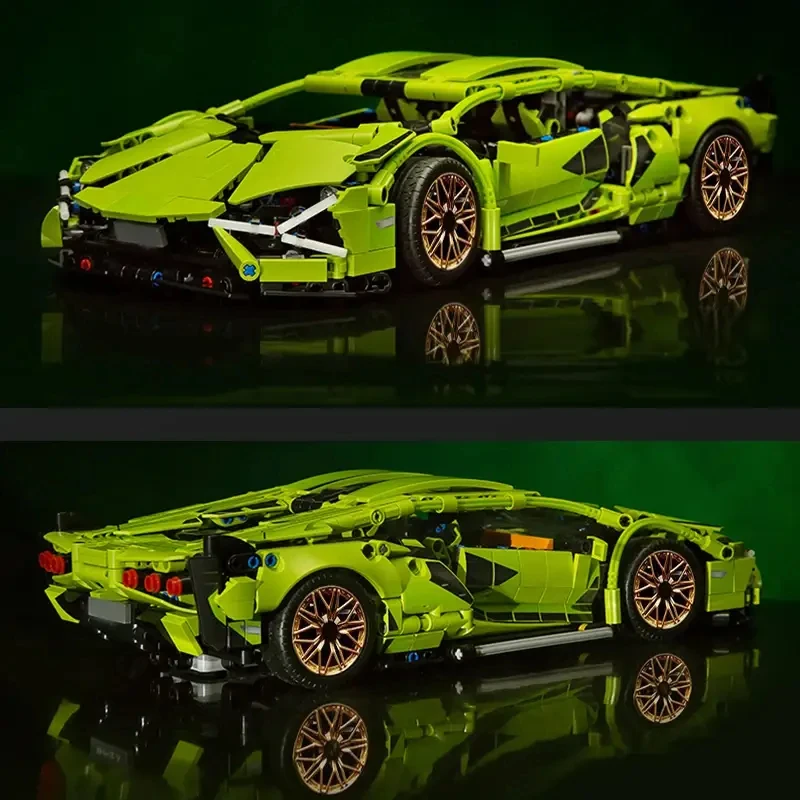 Bouwstenen Racewagen Model Afstandsbediening Elektrische RC Auto Versie Optioneel Constructie Speelgoed Kerst Jongen Kinderen Volwassen Cadeau