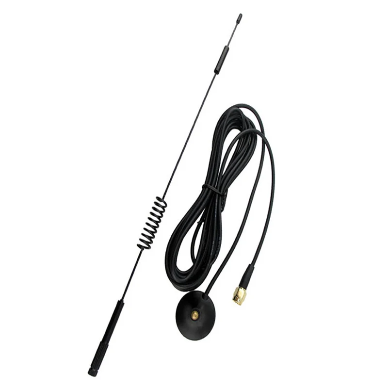 Antena SMA macho de alta ganancia 12dBi 2G 3G 4G, enrutador externo GSM de 700-2700MHz, amplificador de señal de antena magnética LTE