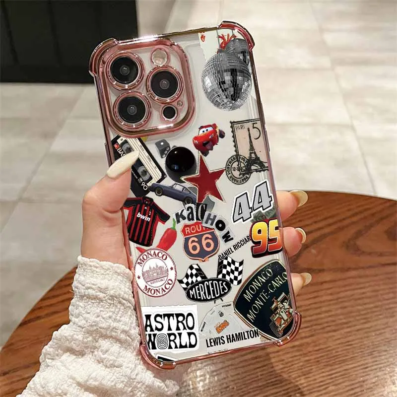 Mobil Keren McQueens untuk OPPO Realme C75 C55 C53 C51 C35 C33 C31 C21 C20 C15 C11 14 13 11 9 5 Narzo 50 N53 Casing Ponsel