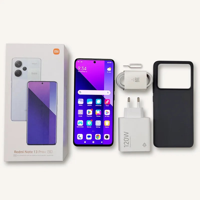 Xiaomi Redmi Note 13 Pro Plus 5G Global Version 256GB/512GB MediaTek Dimensity 7200-Ultra 6.67'' 3D-gebogen 1,5K 120Hz display,1