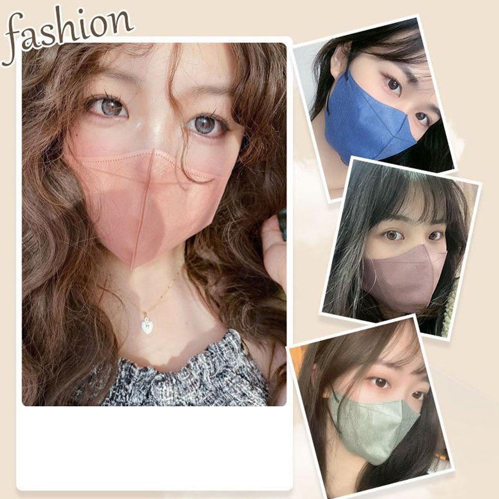 Masque de mode été édition mince adulte Morandi 3 couches masques faciaux approuvés Masque respiratoire