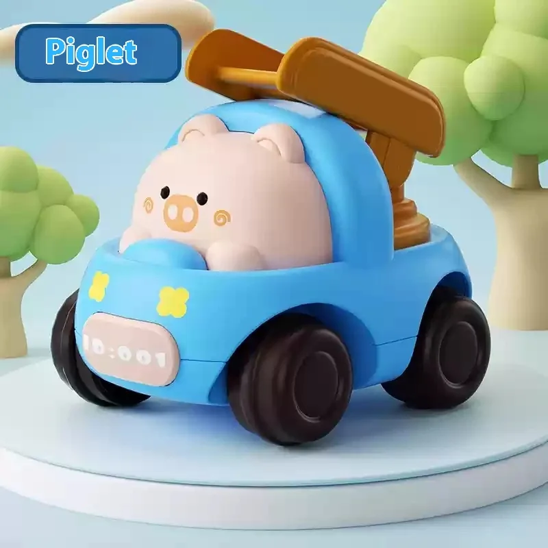 子供のための慣性おもちゃの車,1〜3歳,6ヶ月の男の子と女の子のための2匹の赤ちゃんのおもちゃ