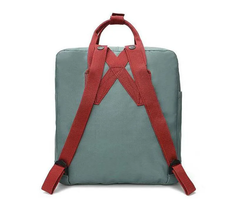 Original clássico mochila estudante à prova dwaterproof água viajar desinger portátil lona saco de computador raposa sacos para das mulheres menina