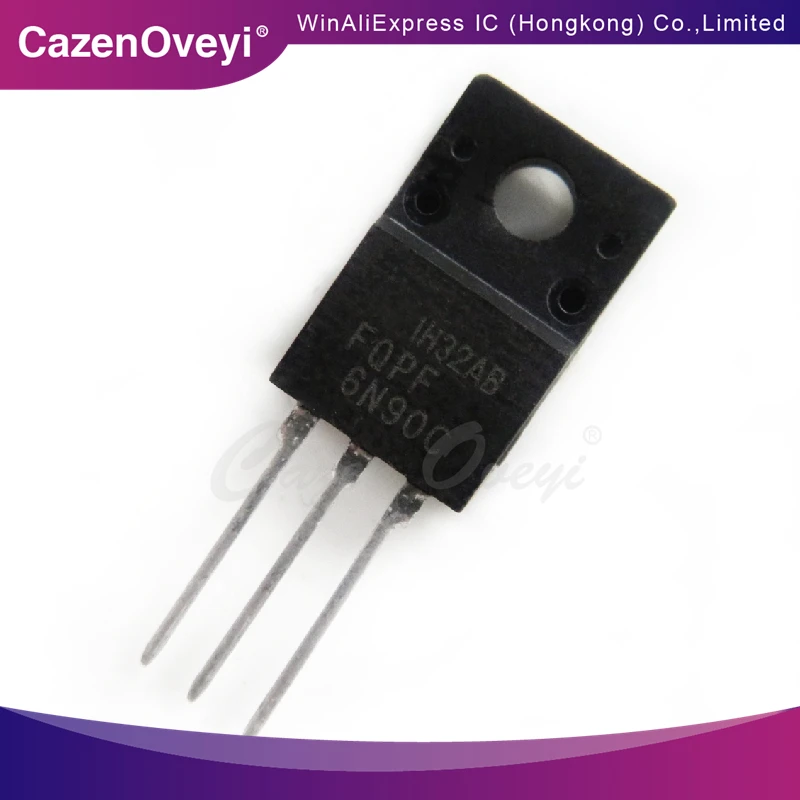 10 piezas FQPF6N90C FQPF6N90