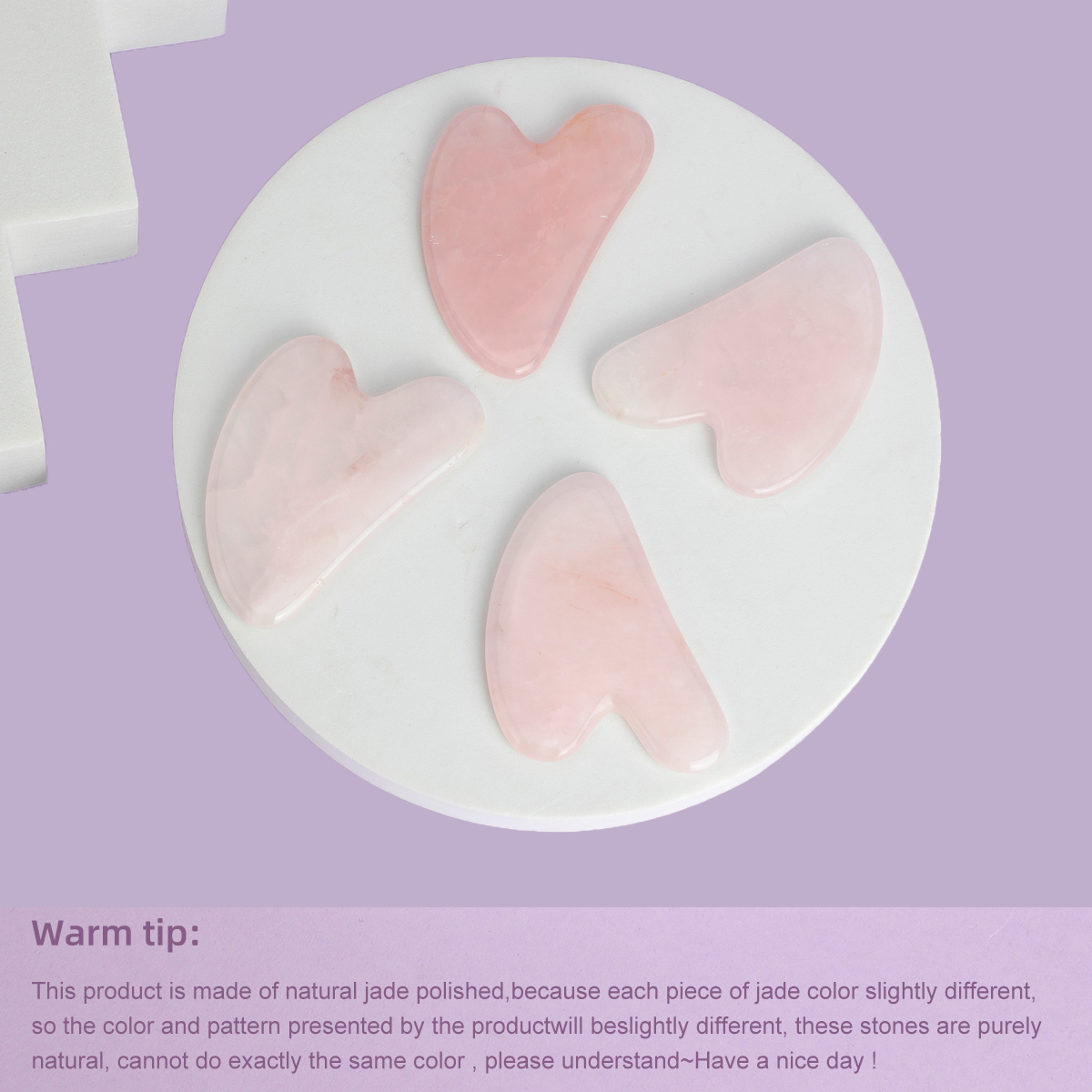 1pc guasha massagem pedra natural jade raspador facial gua sha spa pescoço massageador feminino portátil rosto cuidados com a pele beleza ferramenta saudável