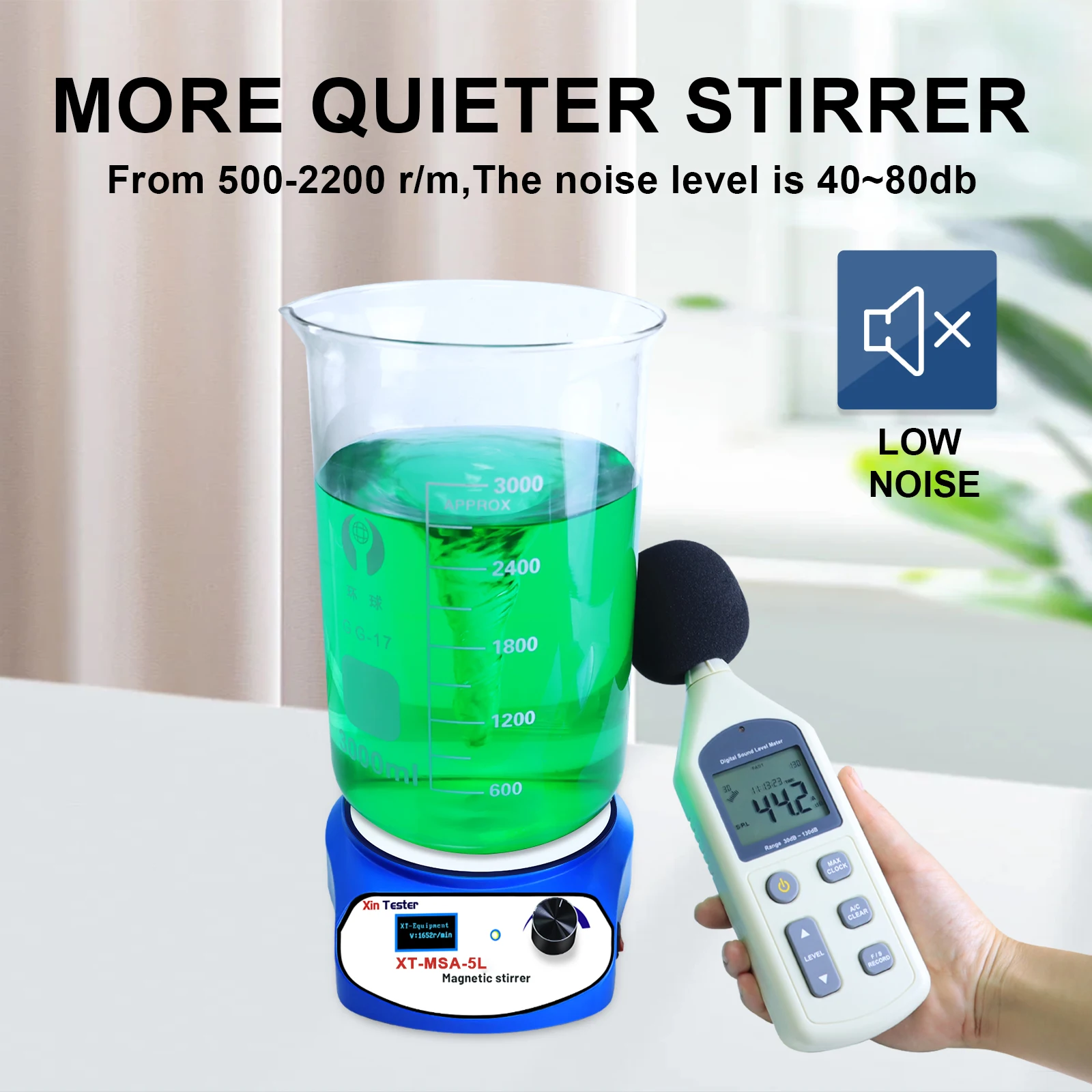 Xin-液体用スターラー3000ml,LCDディスプレイ,家庭用/実験用,デジタルスターラー,マグネットミキサー,ホットソース,コーヒー,スターバー用