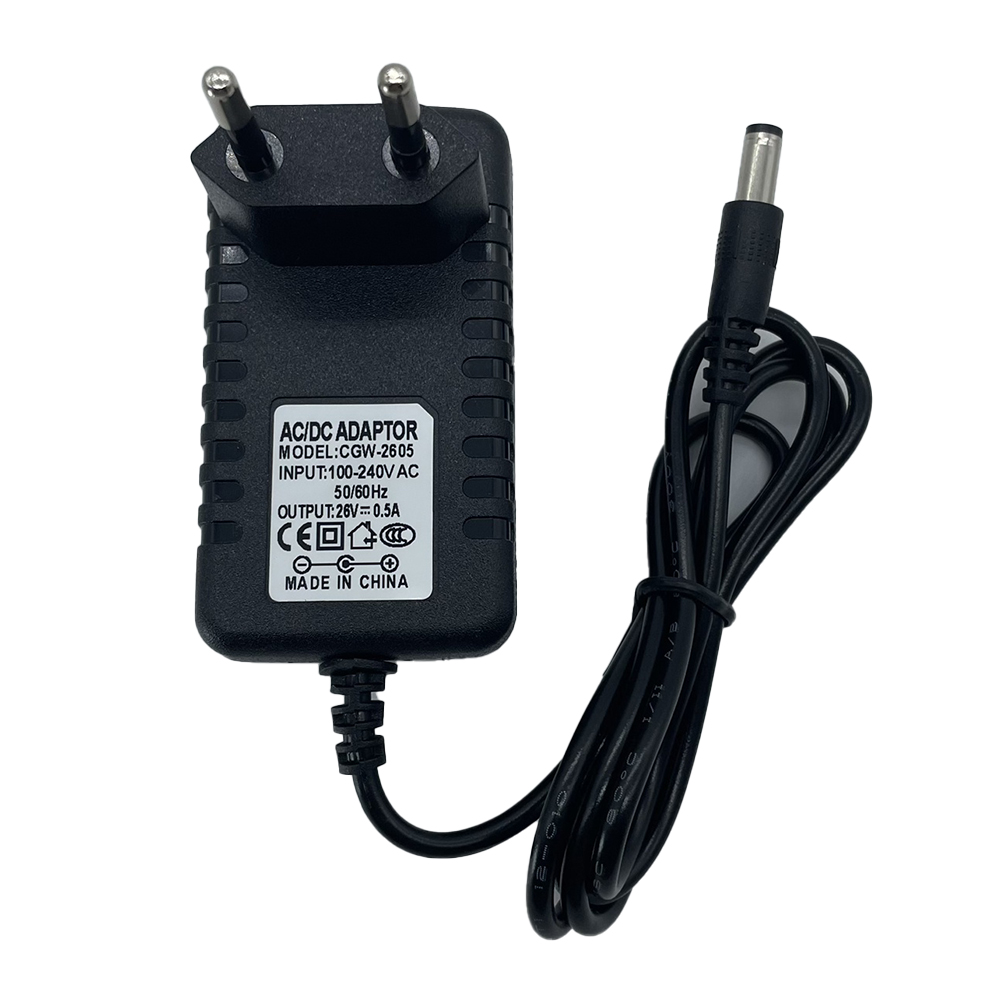​ ​ Adaptador de cabo de carregamento com plugue UE 26V 0,6A para Grundig VCP3830 Acessórios para aspirador de pó portátil sem fio ​
