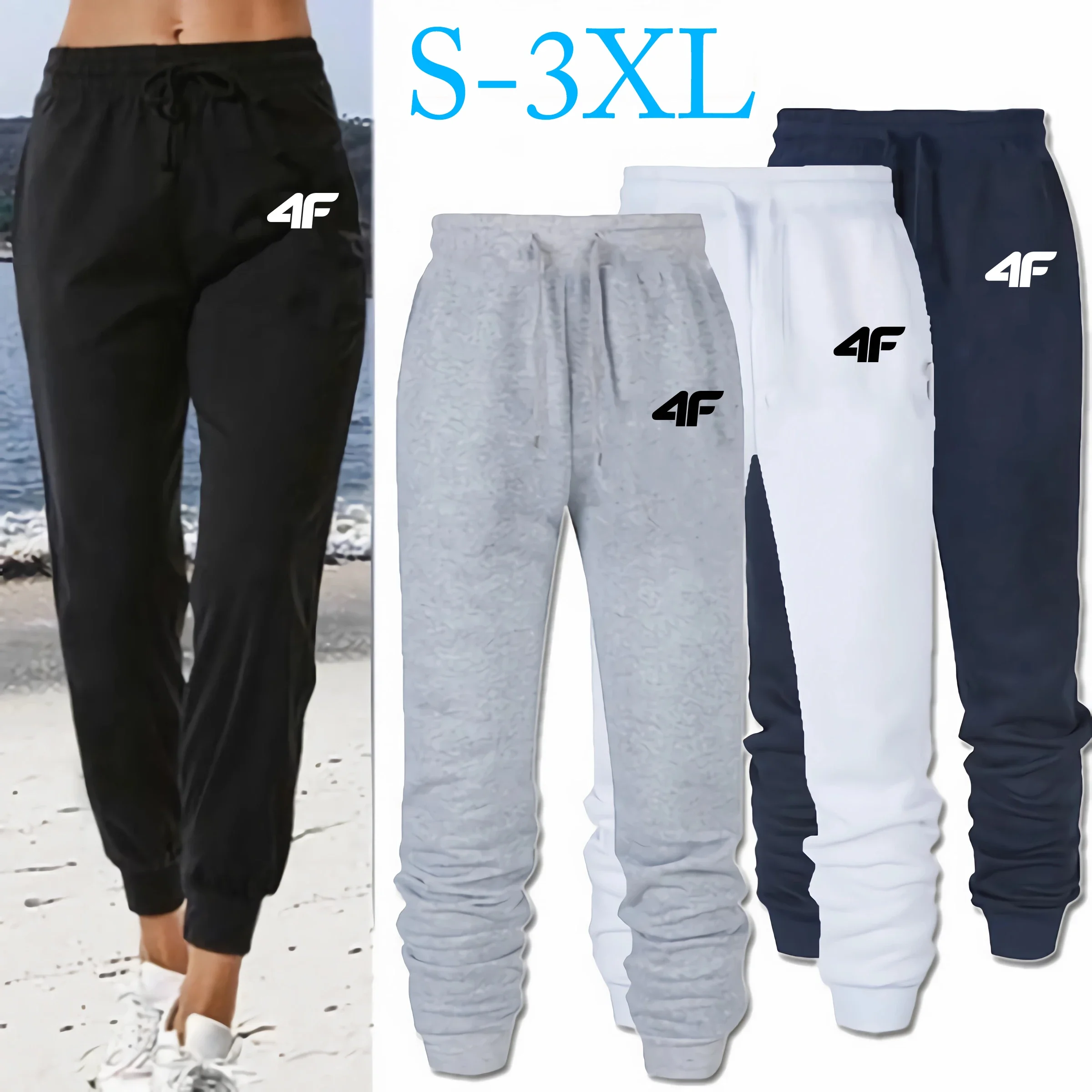 Calça de moletom feminina impressão diária calças casuais esportes jogging calças esportivas versáteis venda quente calças de rua verão 2025