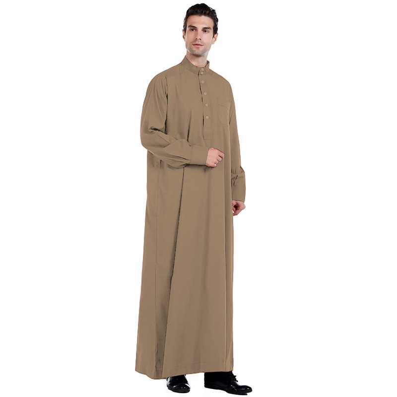 Ramadan Eid Djellaba Mannen Moslim Jurk Jubba Thobe Saudi Arabische Lange Gewaad Kalkoen Kaftan Dubai Abaya Jurk Daffah Dishdasha Thoub
