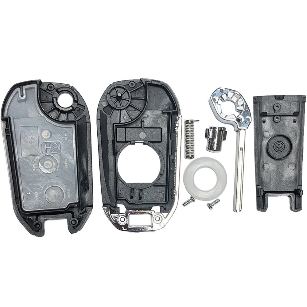 SUPERKEY 46 チップ 433 MHZ HU83 VA2 フリップリモート折りたたみ車のキーシトロエン C-エリゼ C4-サボテンプジョー 208 2008 301 308 508 5008