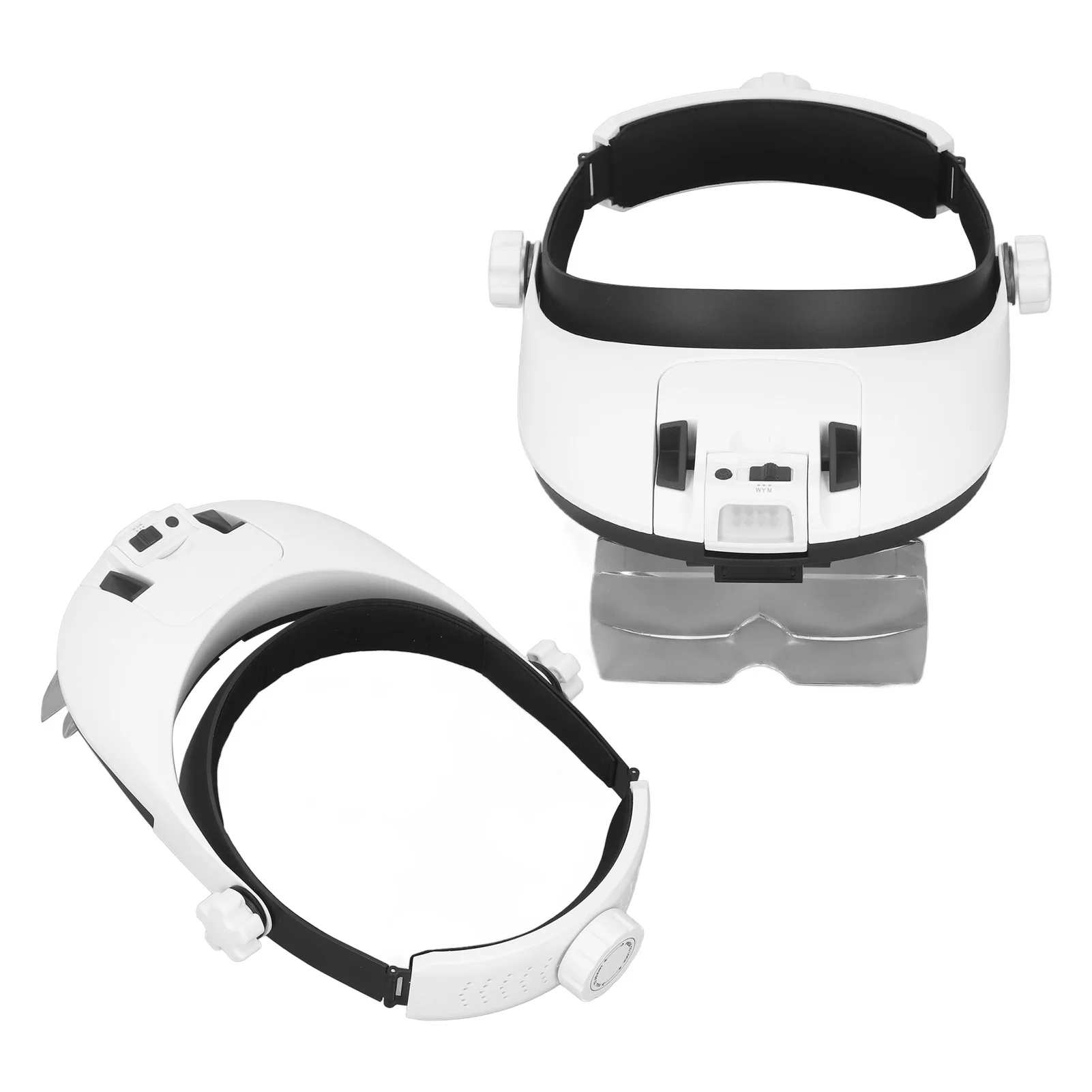 Loupe à tête ZK50, loupe Rechargeable LED avec 5 lunettes pour la lecture et la réparation