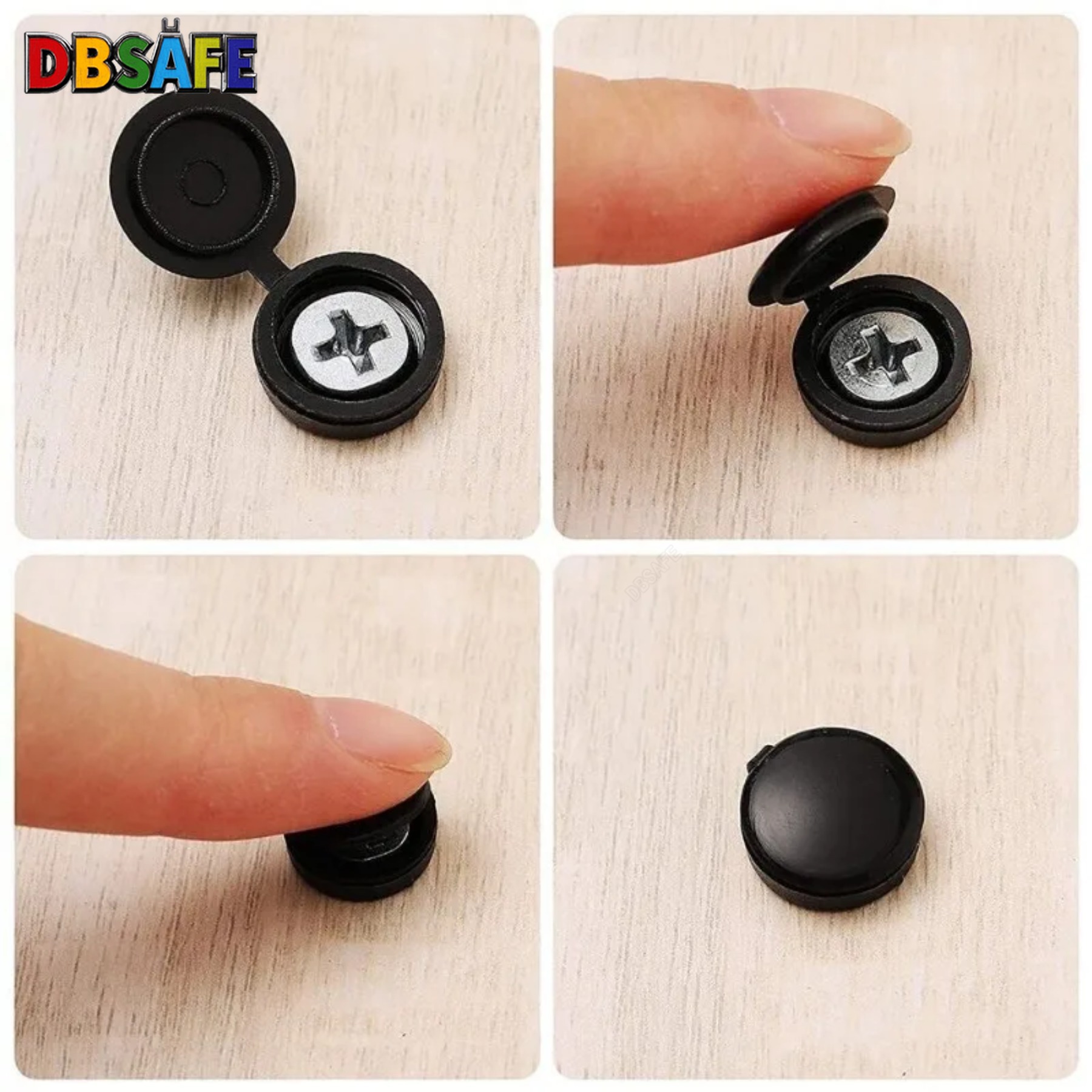 10/100 szt. Ozdobne nakładki na śruby, nakładki na śruby krzyżowe, składane klamry do dekoracji samochodów i mebli, nakładki na nakrętki, śruby, elementy montażowe