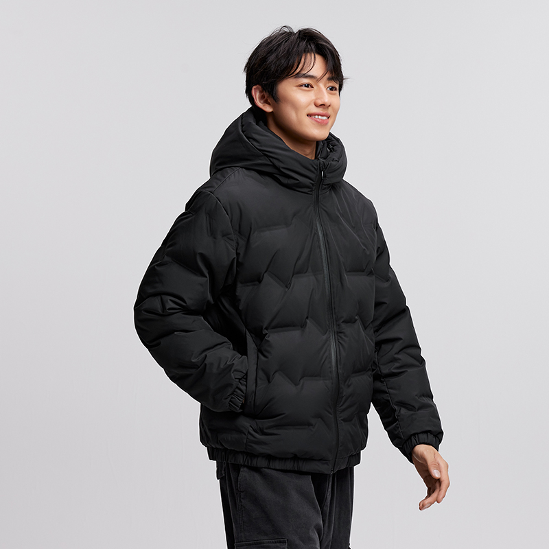 Semir Daunenjacke für Herren, 2024, neue wasserdichte Kapuzenoberbekleidung, Winterkleidung, einfarbig, vielseitige Direkteinspritzung, verdickt