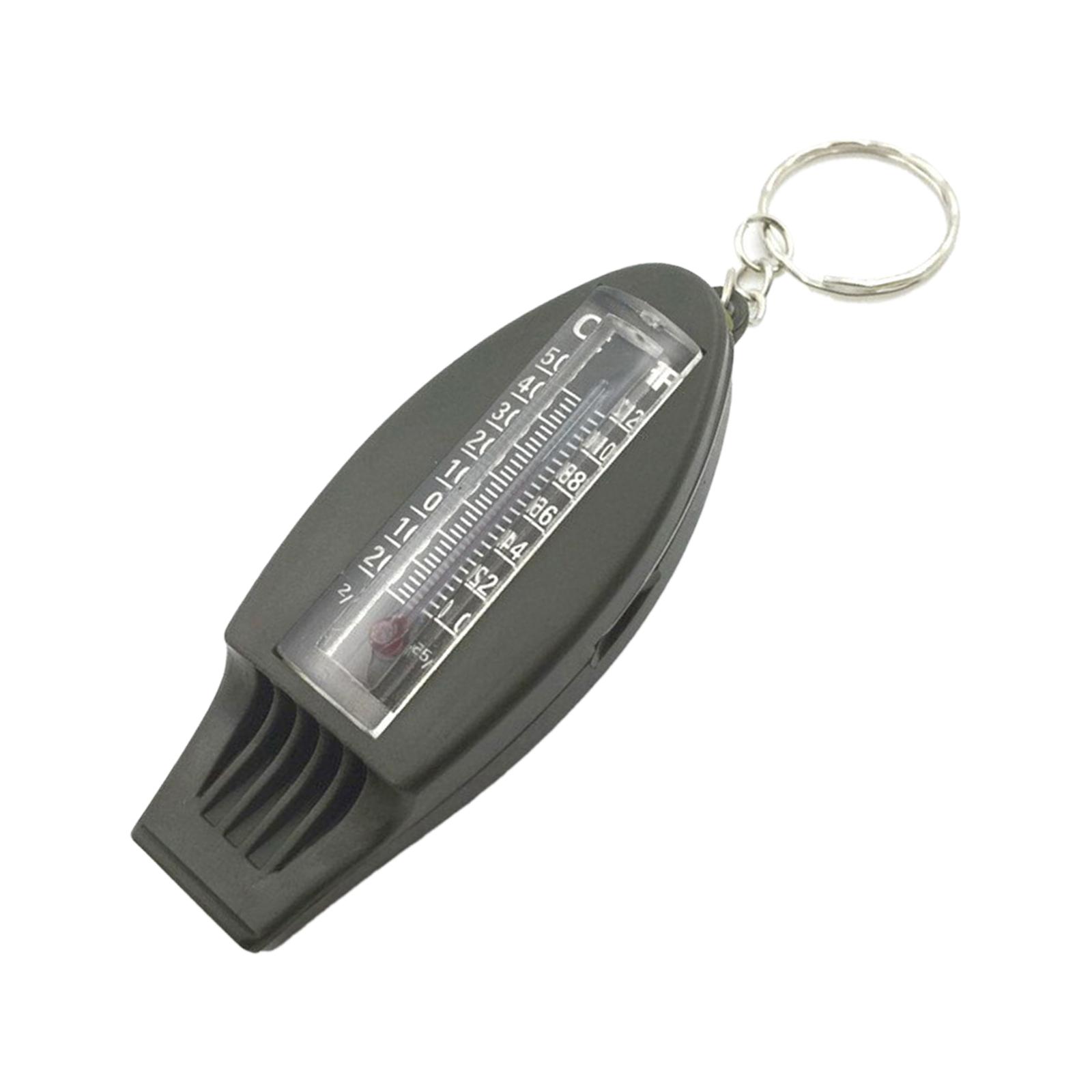 2x Outdoor Multifunctional Whistle Whistle Compass for Hiking Camping Emergency